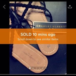 Braided Tan Leather Sandals